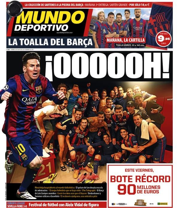 Portada Mundo Deportivo 080515