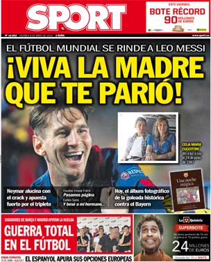 Portada Sport 080515