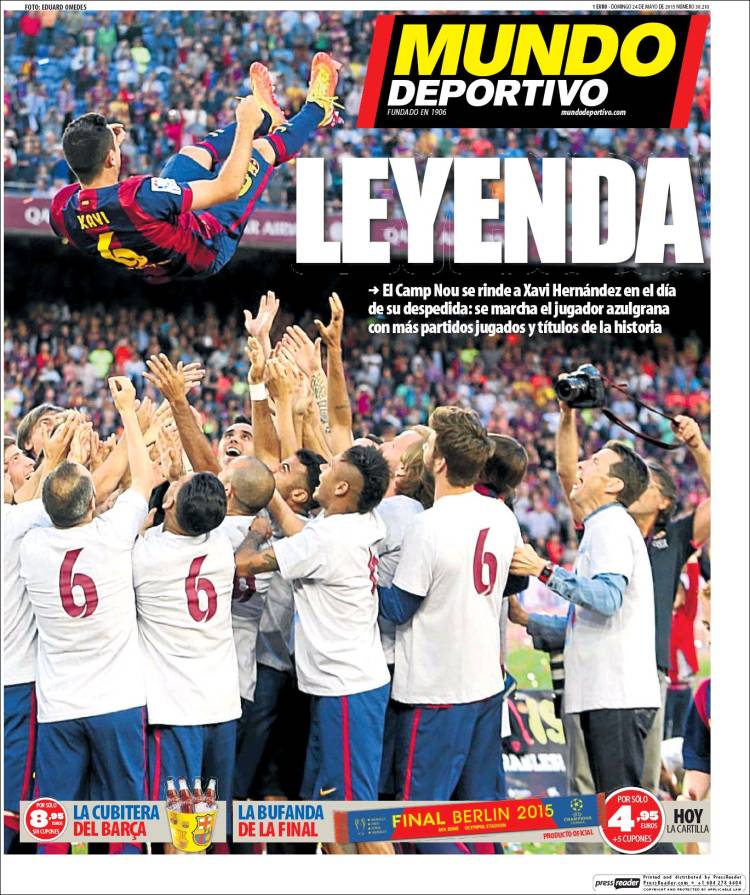 mundo deportivo portada 25.05.15.