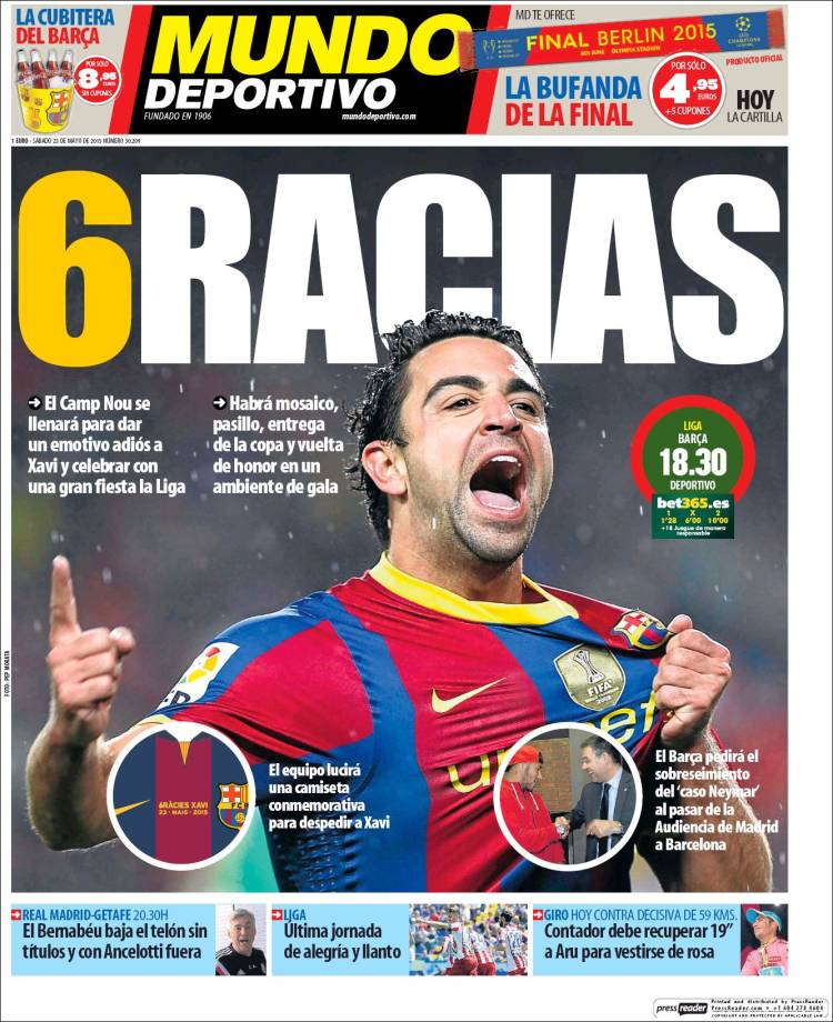 Mundo Deportivo 23.05.15.