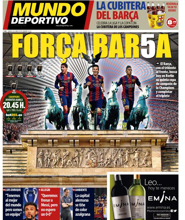 Mundo Deportivo Portada 06.06.15