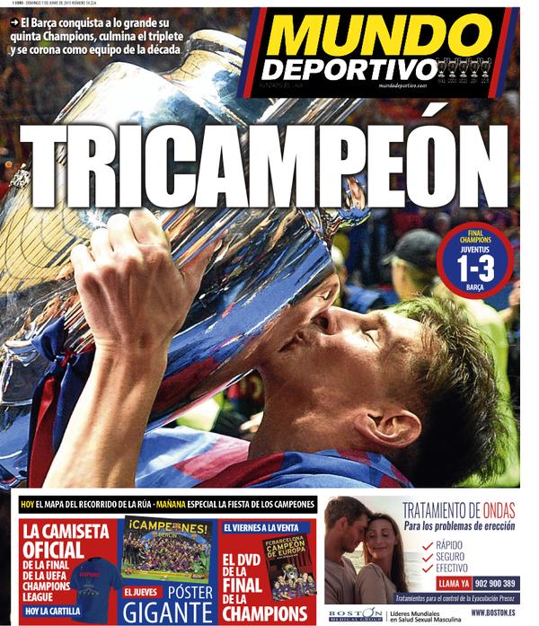 Mundo Deportivo Portada 07.06.15