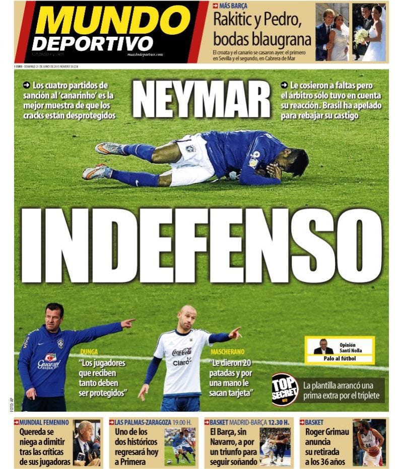 Mundo Deportivo Portada 21.06.15