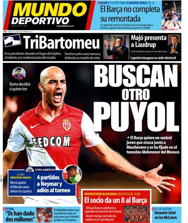Mundo Deportivo 20.06.15