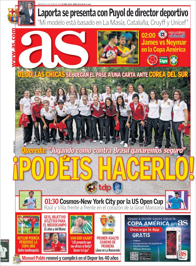 mundial chicas portada as