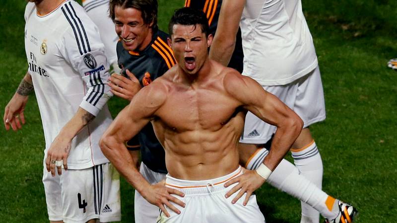 cr7 celebración décima