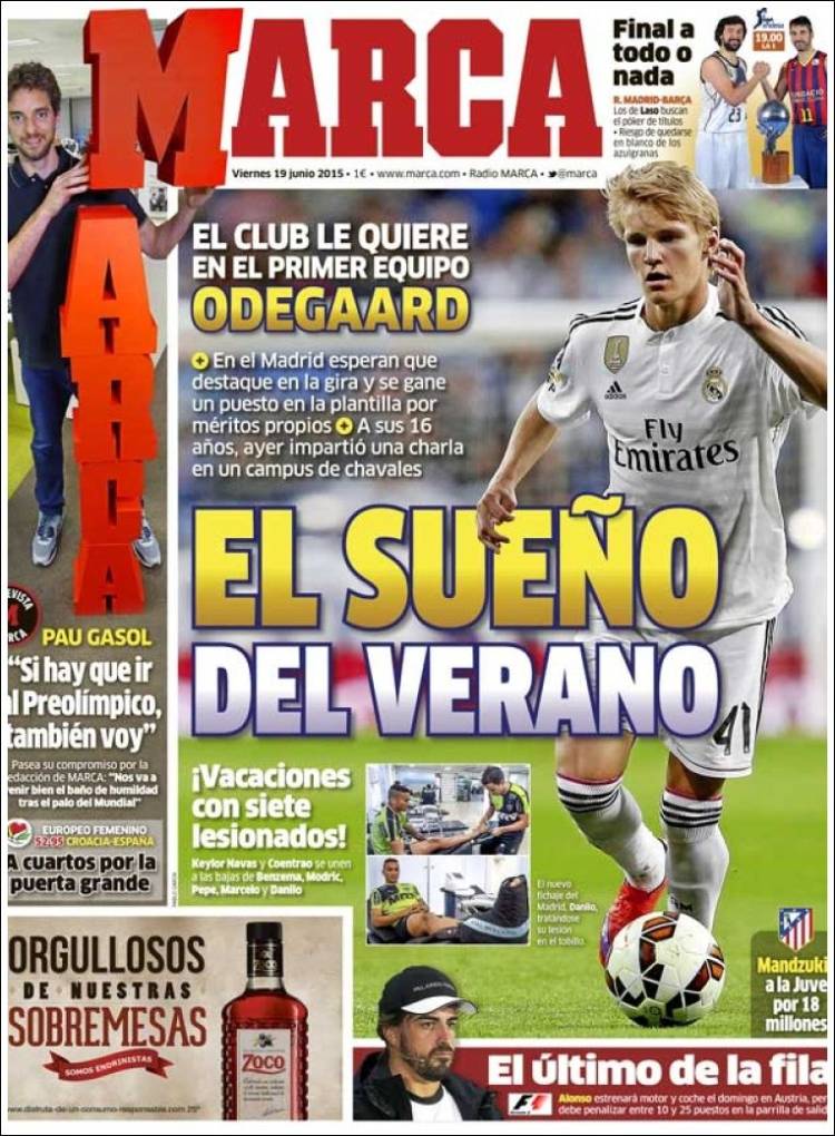 odegaard portada marca