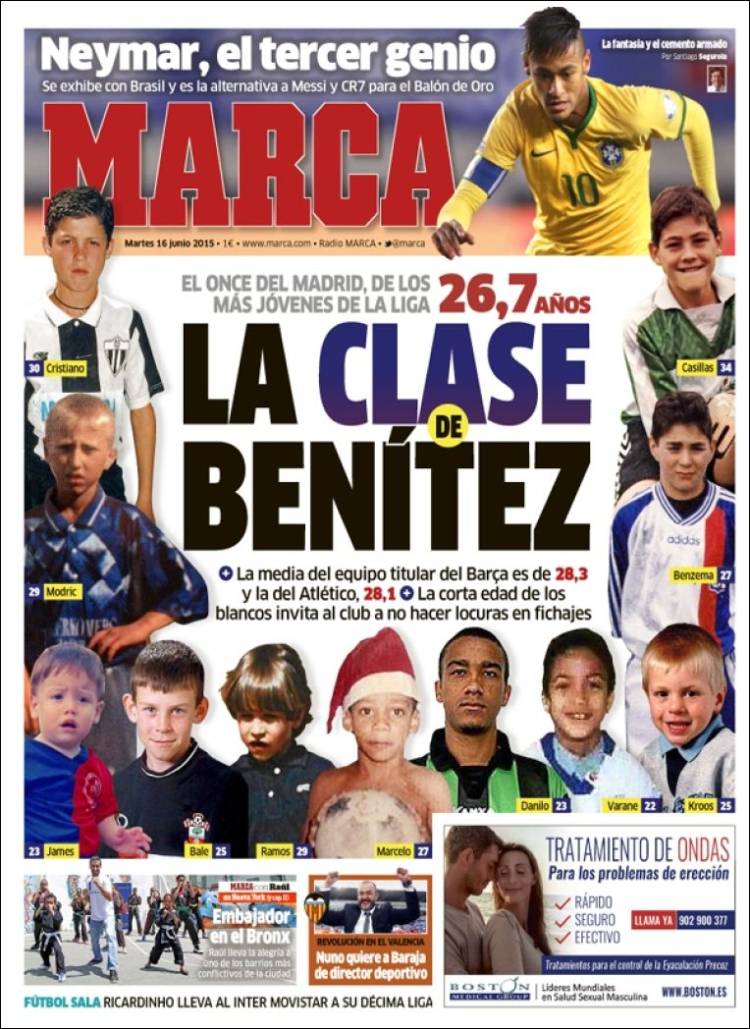 marca jugadores niños real madrid