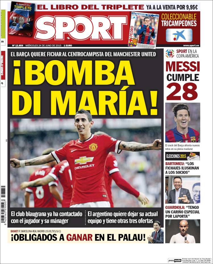 bomba di maria portada sport