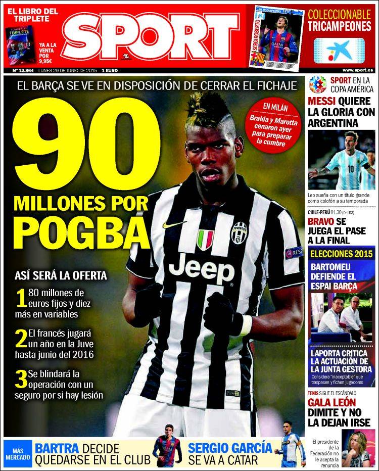 Sport Portada 29.06.15