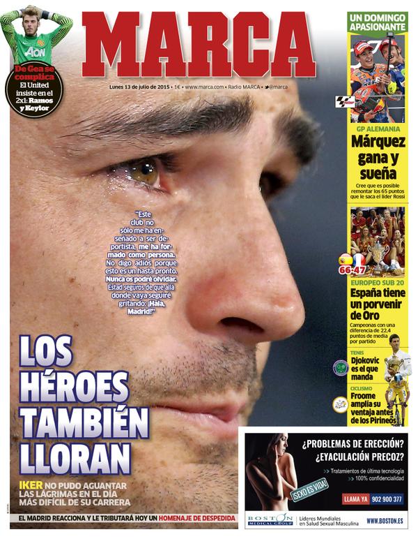despedida iker portada marca
