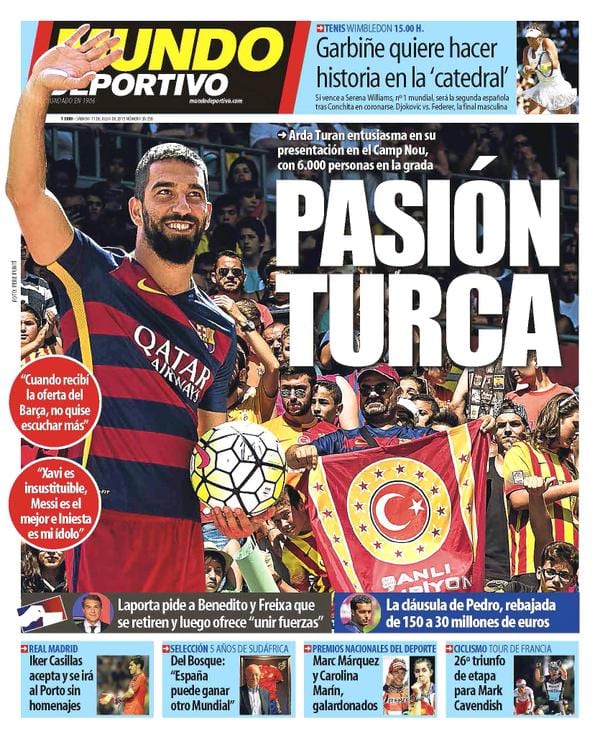 Mundo Deportivo Portada 11.07.15