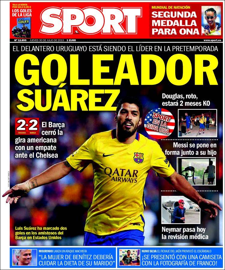 Sport Portada 30.07.15