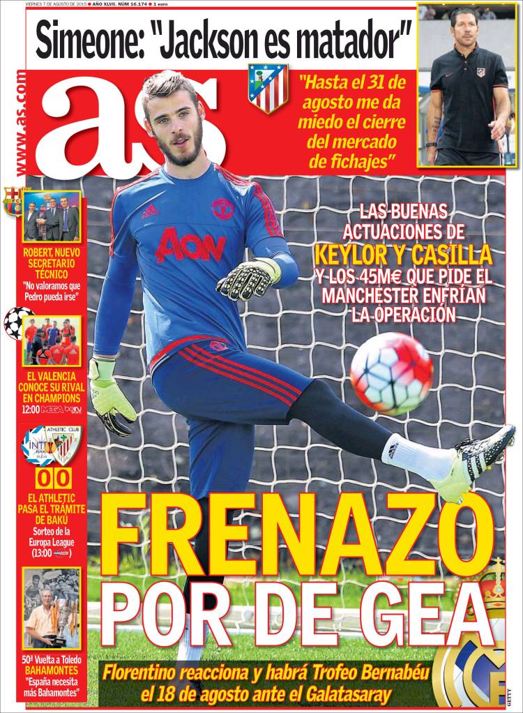 frenazo de gea as