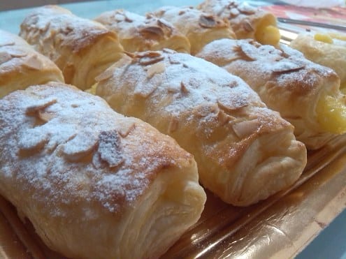 Napolitanas de crema