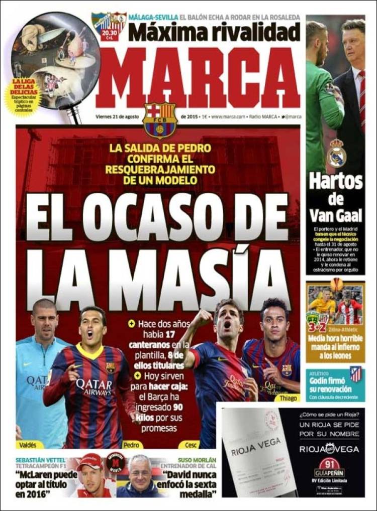 marca ocaso masía