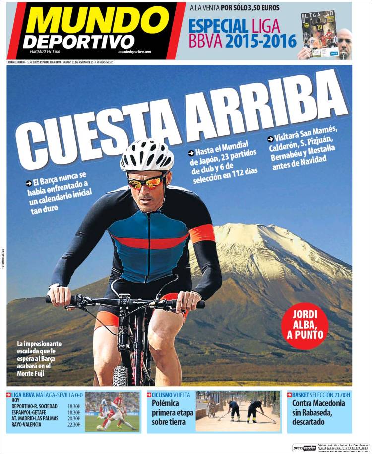 luis enrique en bici mundo deportivo