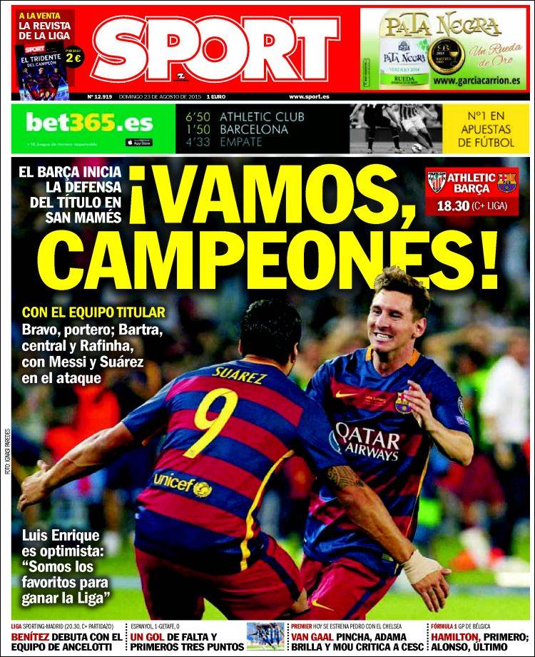 Sport Portada 23.08.15