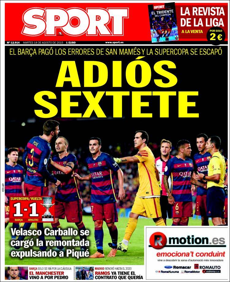 Sport Portada 18.08.15