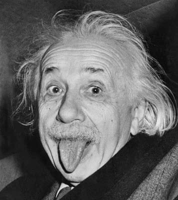 Einstein ríe