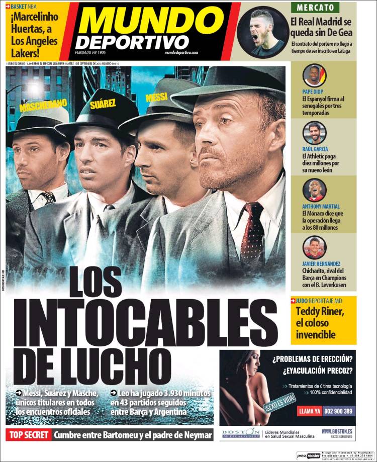 Mundo Deportivo Portada 01.09.15