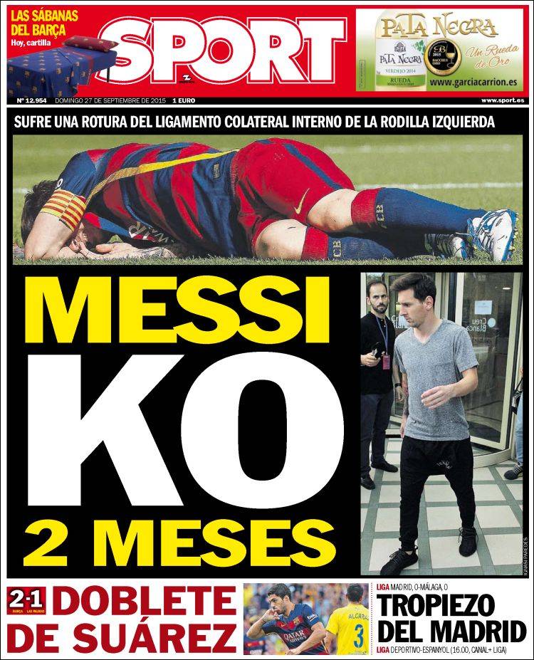 Sport Portada 27.09.15