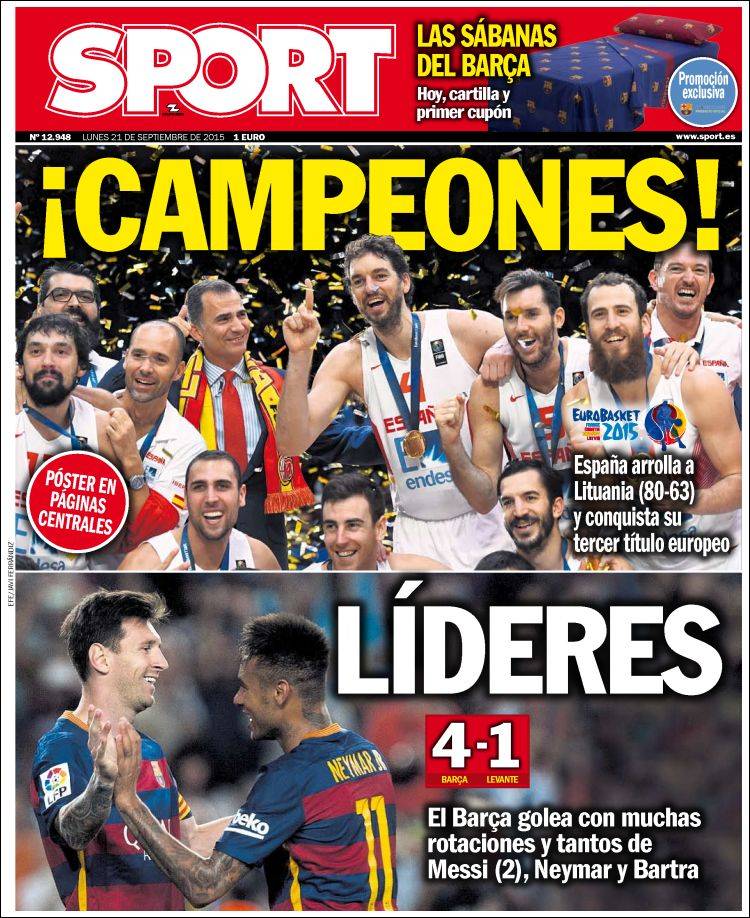 Sport Portada 21.09.15