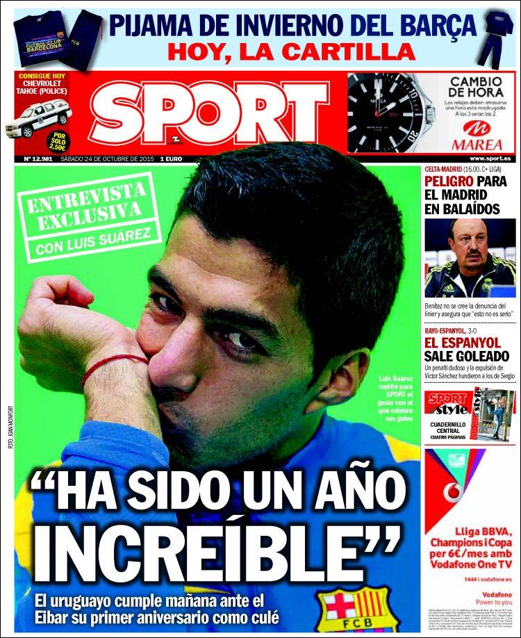 Sport Portada 24.10.15