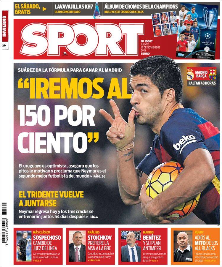 Sport Portada 19.11.15
