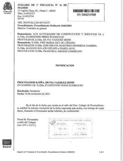 Sentencia 1