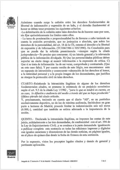 Sentencia 6