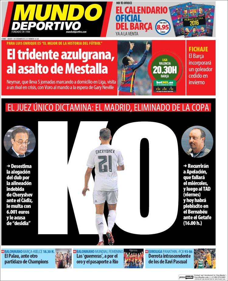 Mundo Deportivo 05.12.15