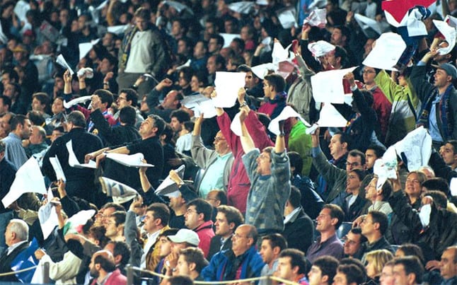 pañolada bernabeu