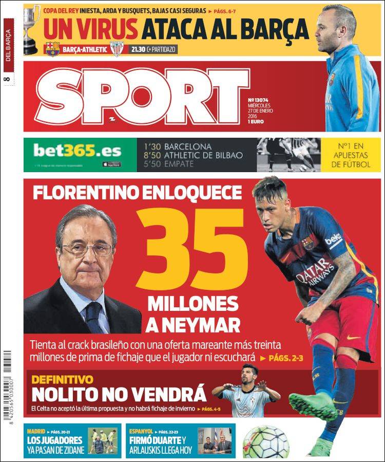 Sport Portada 27.01.16