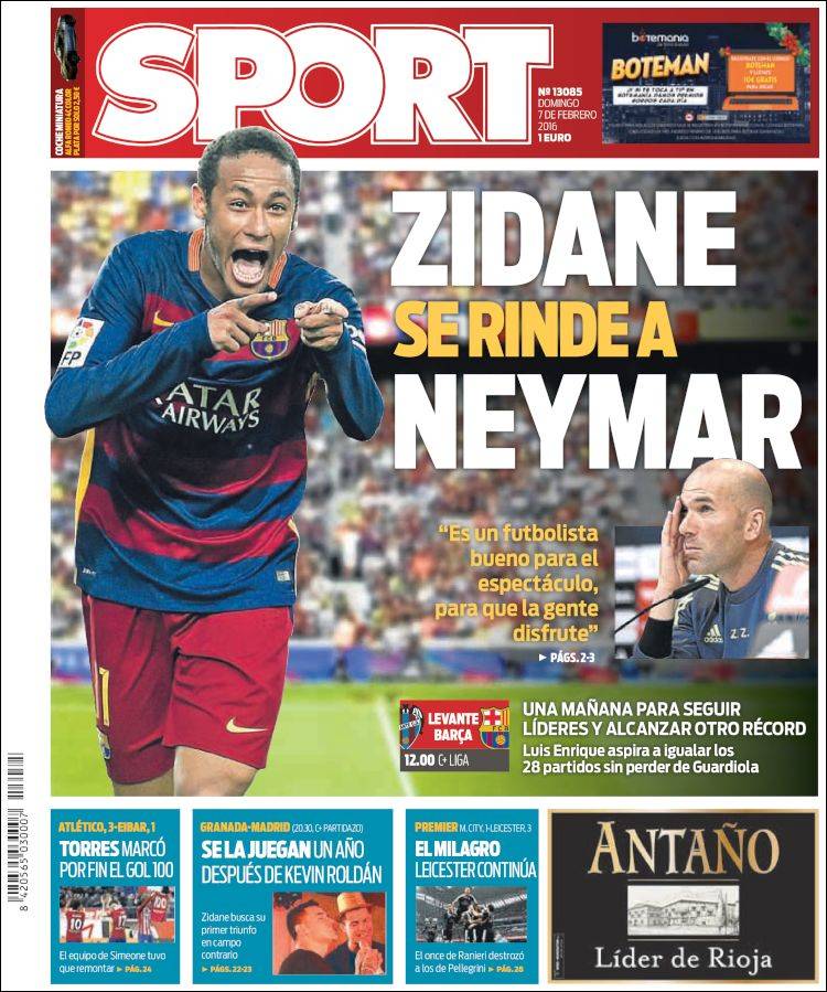 Sport Portada 07.02.16