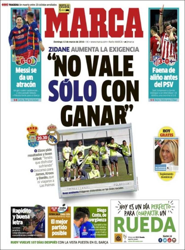 Marca Portada no vale solo ganar 13.03.16