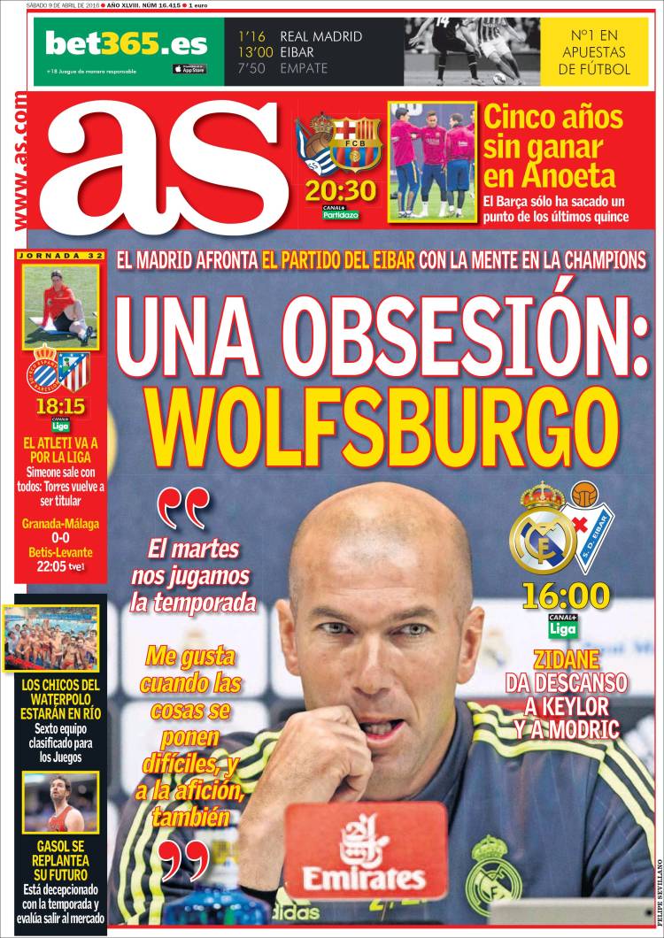 As Portada Obsesión 09.04.16