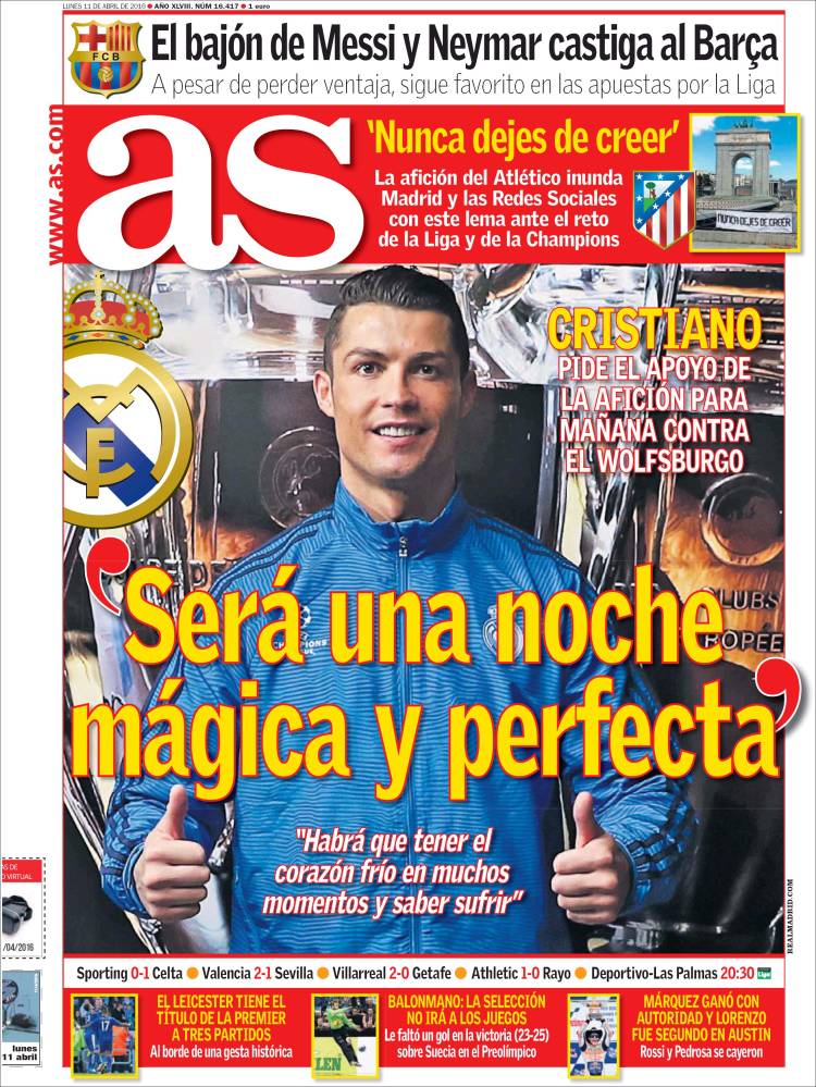 As Portada Noche mágica 11.04.16