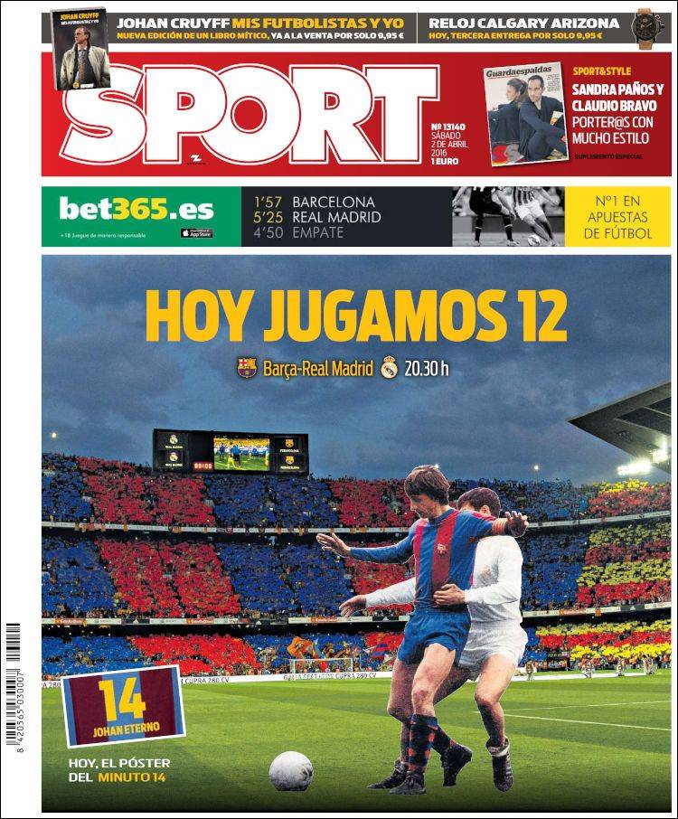 Sport Portada Clásico 02.04.16
