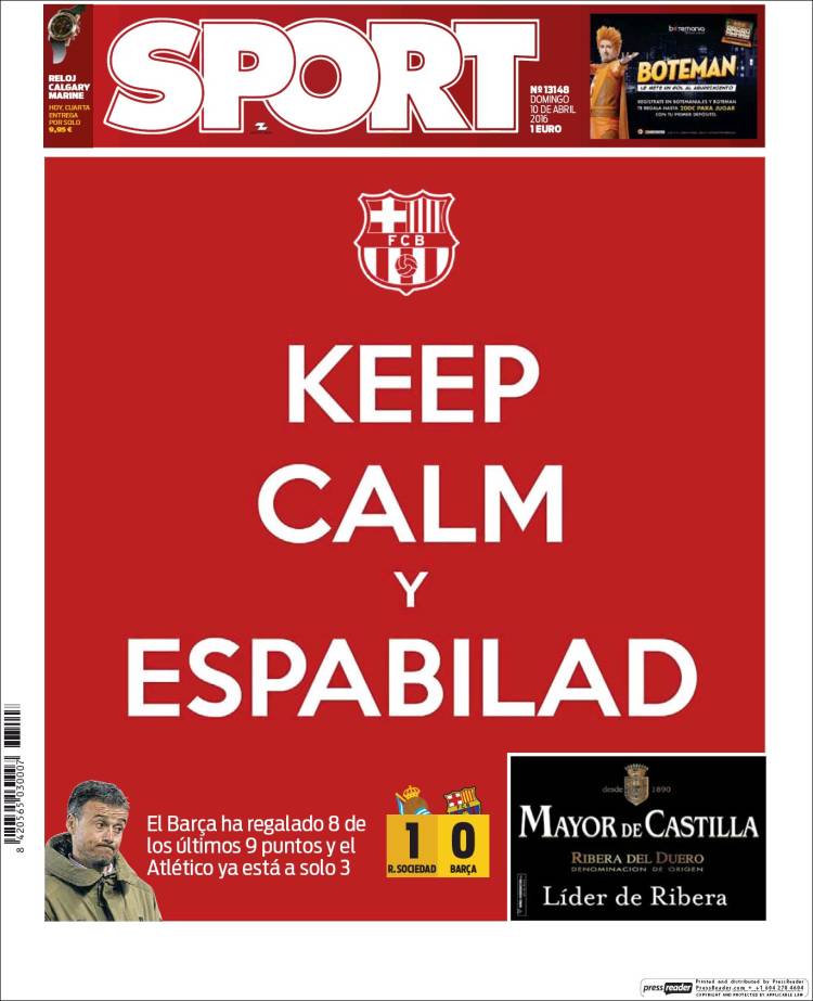 Sport Portada Keep Calm 10.04.16