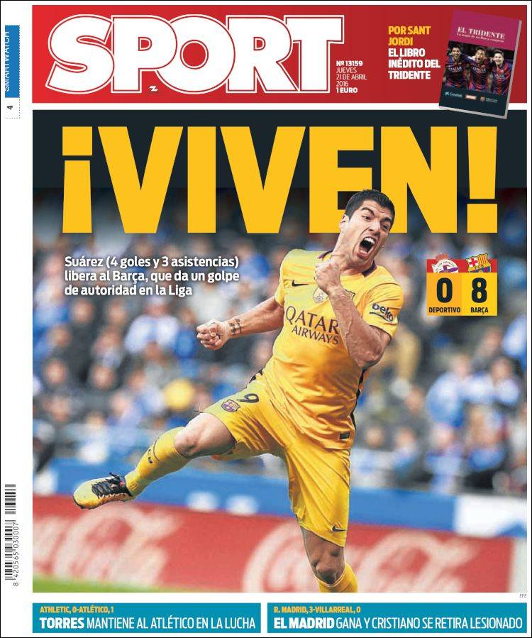 Sport Portada Viven 21.04.16