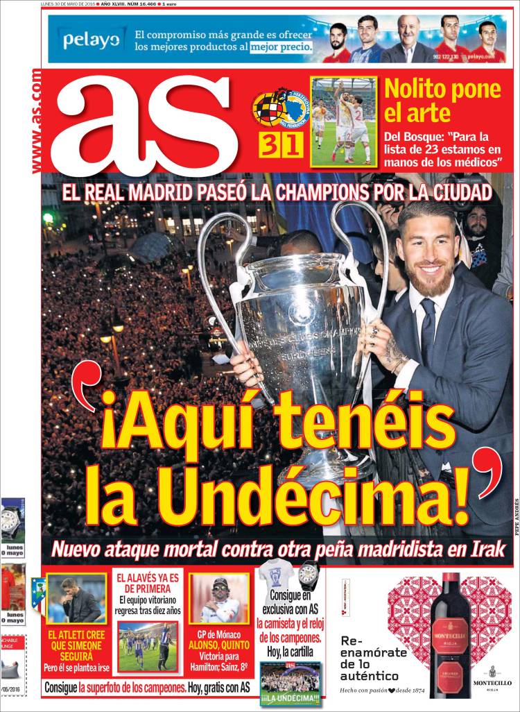 As Portada Undécima 30.05.16
