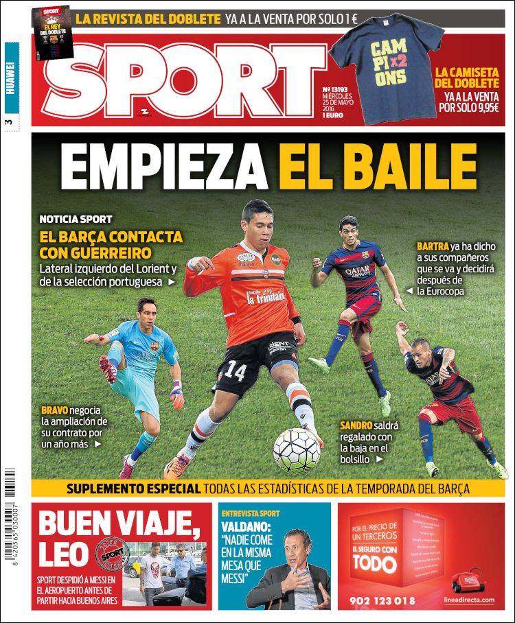 Sport Portada Baile 25.05.16