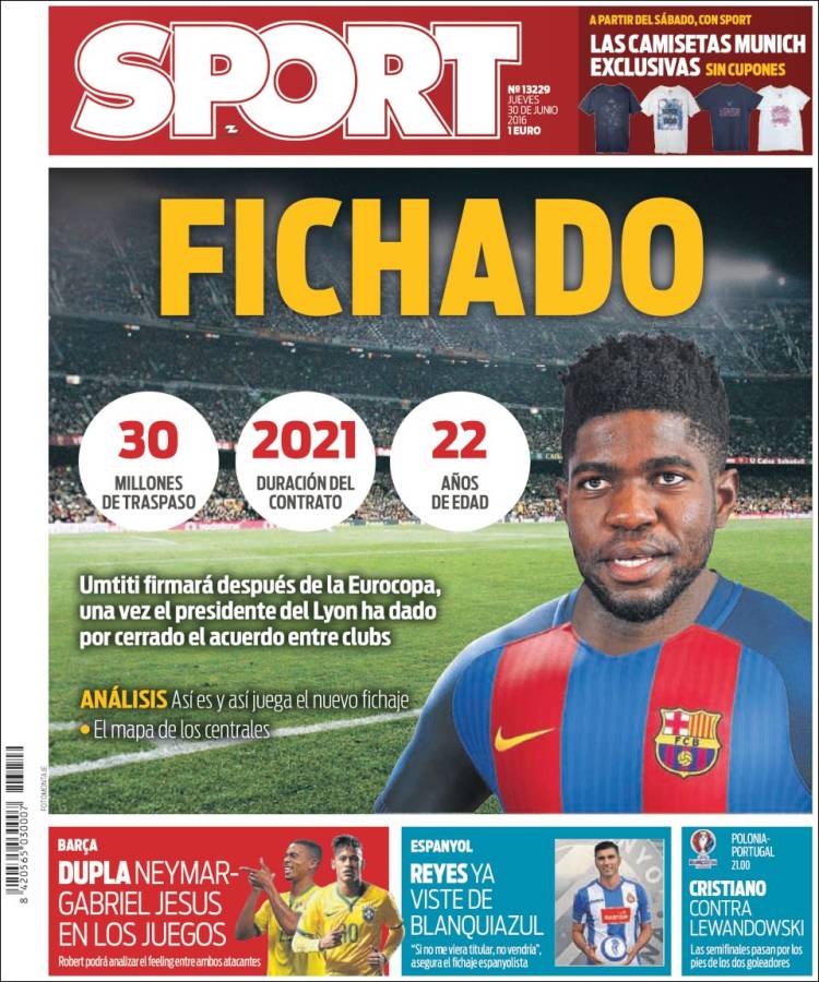 sport umtiti fichao