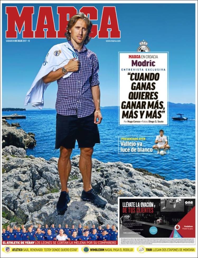 Marca Portada Modric 08.07.17