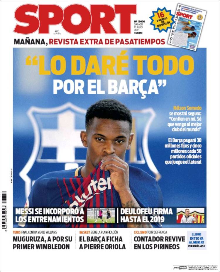 Sport Portada Semedo 15.07.17