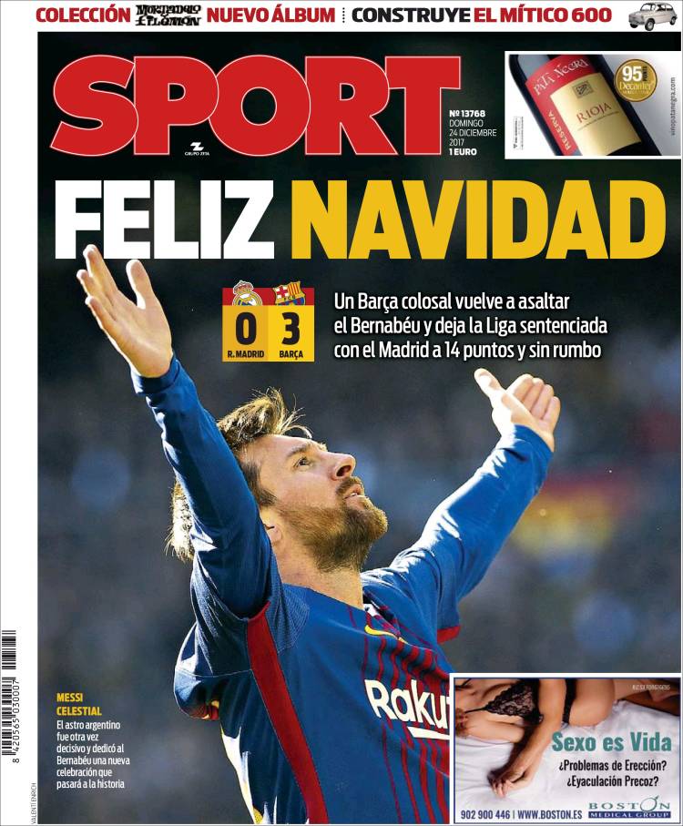 Sport Portada postclásico 24.12.17