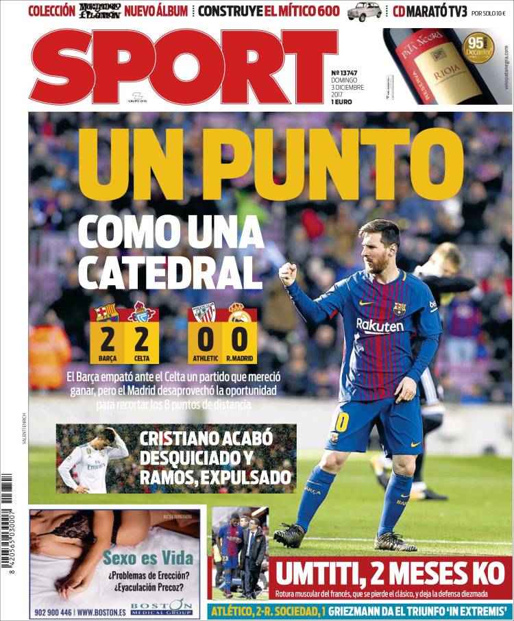 Sport Portada Punto 03.12.17
