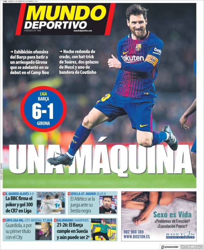 Mundo Deportivo Máquina 25.02.18