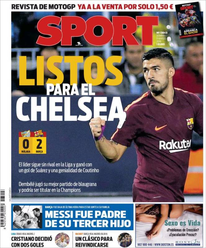 Sport Portada Chelsea 11.03.18